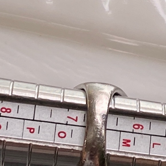 925 sterling silver lavender australian crystal statement ring - Picture 6 of 7